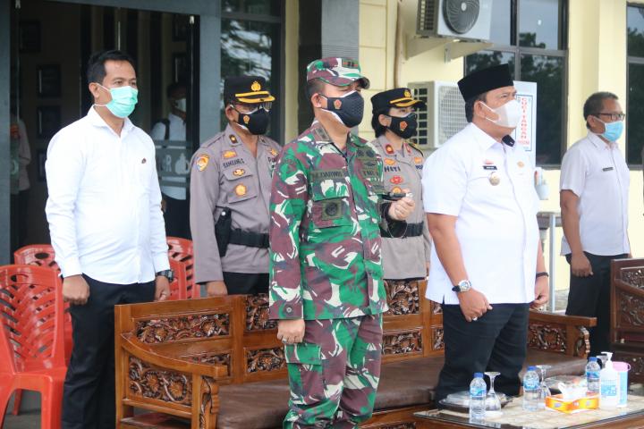 Dandim 0429/Lamtim Hadiri Apel Kesiapan Vaksinasi Covid-19 Keliling Polres Lampung Timur